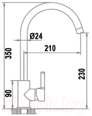 Смеситель Wisent WP49-098-3-26
