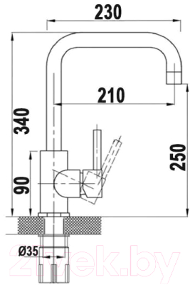 Смеситель Wisent WP49-098-4-26