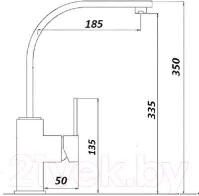 Смеситель Wisent WP49-098-6-20