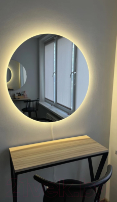 Зеркало Emze 70 / LED.70.70.SW.4К (c подсветкой)