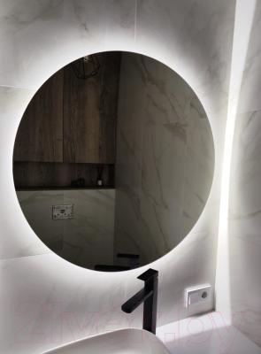 Зеркало Emze 80 / LED.80.80.SW.4К (c подсветкой)