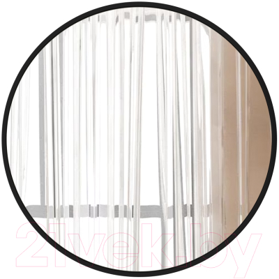 Зеркало Emze 70 / UV.70.70.CHE (черный с УФ-окантовкой) - фото