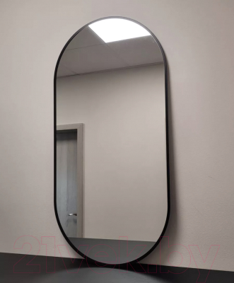 Зеркало Emze 50x100 / UV.50.100.CHE (черный с УФ-окантовкой)