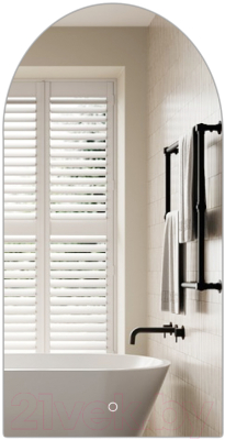 Зеркало Emze Arc 50x100 / LED.ARC.50.100.4K (с подсветкой) - фото