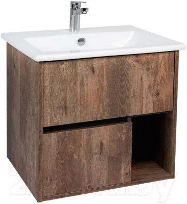 Тумба под умывальник Viant Люксембург Элина 60 / VLUX60ELD-T2YP - фото