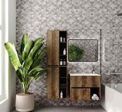 Тумба под умывальник Viant Люксембург Элина 60 / VLUX60ELD-T2YP