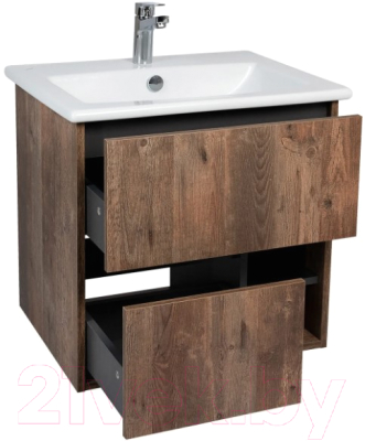 Тумба под умывальник Viant Люксембург Элина 75 / VLUX75ELD-T2YP (дерево)