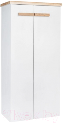 Шкаф-полупенал для ванной Viant Мюнхен / VMUN50BEL-PENP - фото