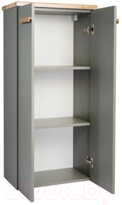 Шкаф-полупенал для ванной Viant Мюнхен / VMUN50H-PENP (хаки)