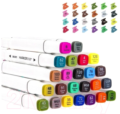 Набор маркеров Deli 70816-24