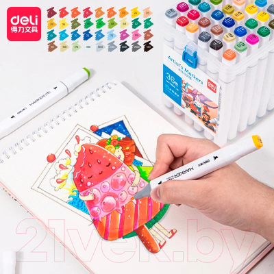 Набор маркеров Deli 70816-36