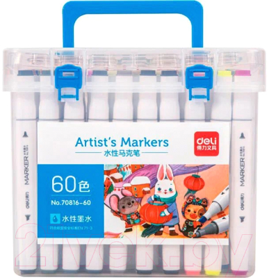Набор маркеров Deli 70816-60 - фото