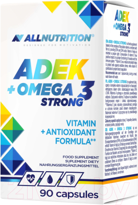 Комплексная пищевая добавка Allnutrition Adek+Omega 3 Strong