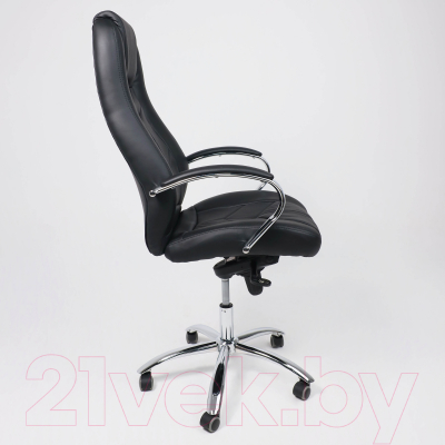 Кресло офисное AksHome Cobra (натуральная кожа черный)