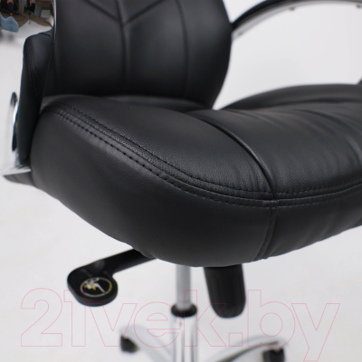 Кресло офисное AksHome Cobra (натуральная кожа черный)