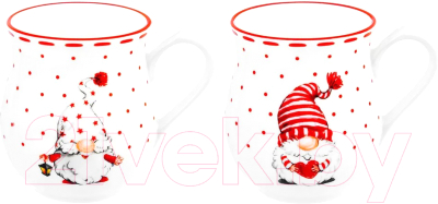 Набор кружек Elan Gallery Веселые гномики / 540708 - фото