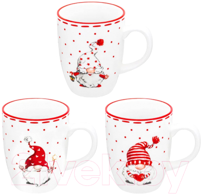 Набор кружек Elan Gallery Веселые гномики / 540784 - фото