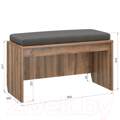 Тумба в прихожую Аквилон Чарли №8.1