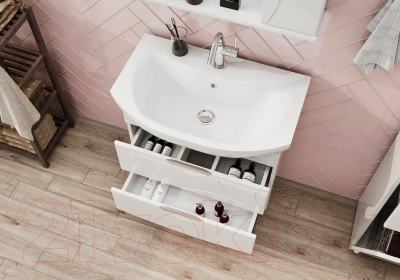 Тумба под умывальник Volna Adel 70.2Y Балтика (подвесная)