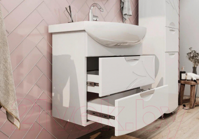 Тумба под умывальник Volna Adel 70.2Y Балтика (подвесная)