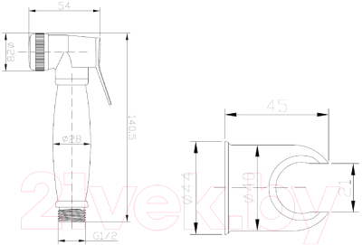 Гигиенический душ Esko BH 3in1