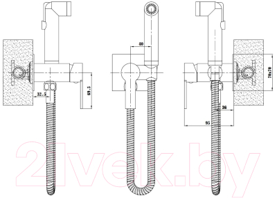 Гигиенический душ Esko SMH06