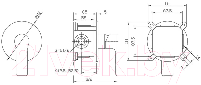 Смеситель Esko Singapore Black SB 83