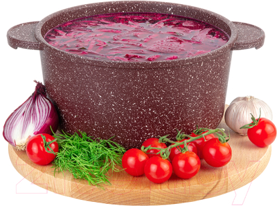 Кастрюля Elan Gallery Гармония вкуса / 120736 (рубин)