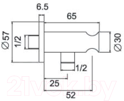 Душевой держатель Esko SH805