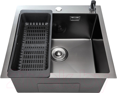 Мойка кухонная STELLAR Evier S4848NB-D - фото