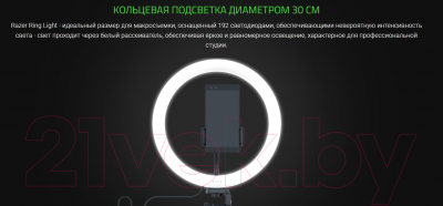 Кольцевая лампа Razer Ring Light / RZ19-03660100-R3M1