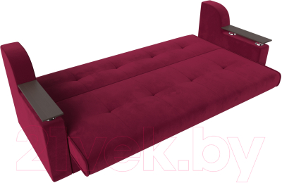 Диван Лига Диванов Сенатор книжка / 110370 (микровельвет бордовый)