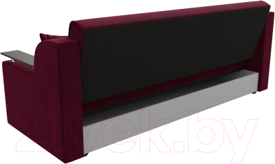 Диван Лига Диванов Сенатор книжка / 110370 (микровельвет бордовый)