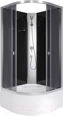 Душевая кабина Niagara Eco E80/40/TN/BK 80x80x195 - фото