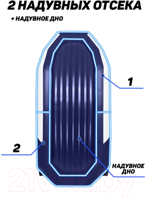Надувная лодка Таймень T-N-270 НД