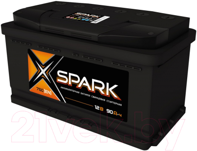 Автомобильный аккумулятор SPARK 750A (EN) L+ / SPA90-3-L - фото
