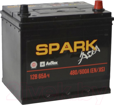 Автомобильный аккумулятор SPARK Asia 480/600A EN/JIS L+ / SPAA65-3-L - фото