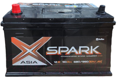 Автомобильный аккумулятор SPARK Asia 680/850A EN/JIS L+ / SPAA90-3-L - фото
