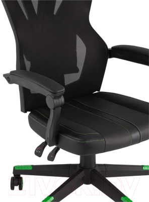 Кресло геймерское TopChairs Айронхайд GMP-010 (зеленый)