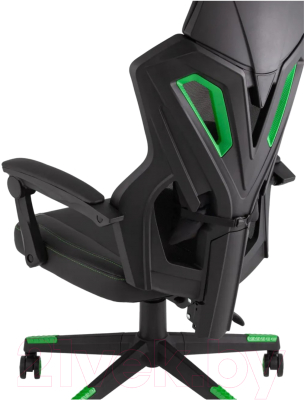 Кресло геймерское TopChairs Айронхайд GMP-010 (зеленый)