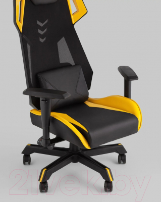 Кресло геймерское TopChairs Рэтчэт GMP-001-1 (желтый)