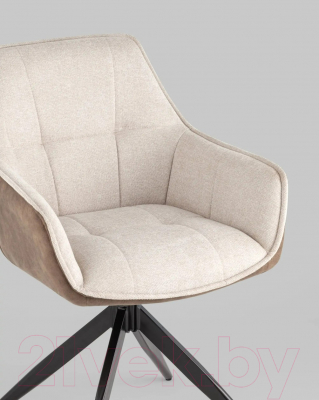 Стул Stool Group Waldo (молочный/экокожа бежевый)