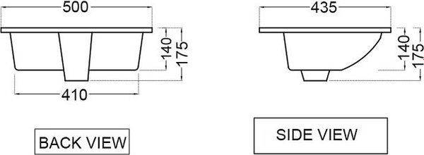 Умывальник Jaquar KUS-WHT-35601