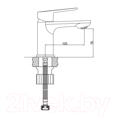 Смеситель Gross Aqua Dyno 6248285MB