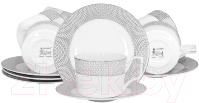 Набор для чая/кофе Lenardi Севилья серебро 145-556 - фото