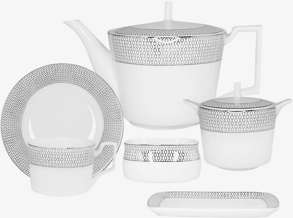 Чайный набор Lenardi Севилья серебро 145-553 - фото