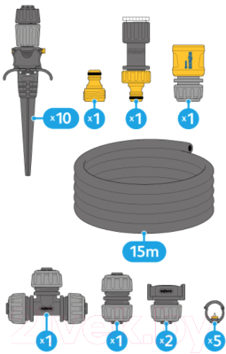 Система капельного полива Hozelock 70230000