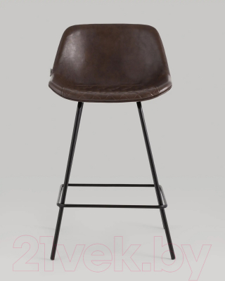 Стул барный Stool Group Деймон полубарный / AV 463-Pch-08(PP) (экокожа коричневый)