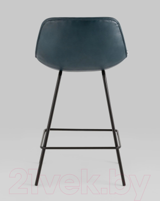 Стул барный Stool Group Деймон полубарный / AV 463-Pbl-08(PP) (экокожа темно-синий)