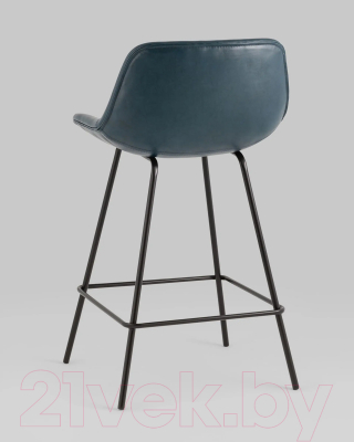 Стул барный Stool Group Деймон полубарный / AV 463-Pbl-08(PP) (экокожа темно-синий)
